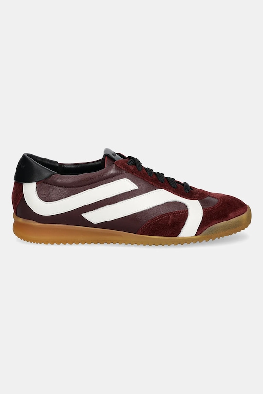 Кожаные кроссовки Proenza Schouler Track SH251032.X001FR.963 бордо SS25