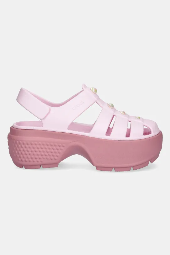 Crocs sandały Stomp Fisherman Pearl Sandal 210979.6XX różowy SS25