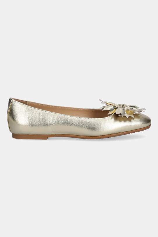 Kožené baleríny Baldinini D5E024P1NAPL.8810 zlatá ZS25