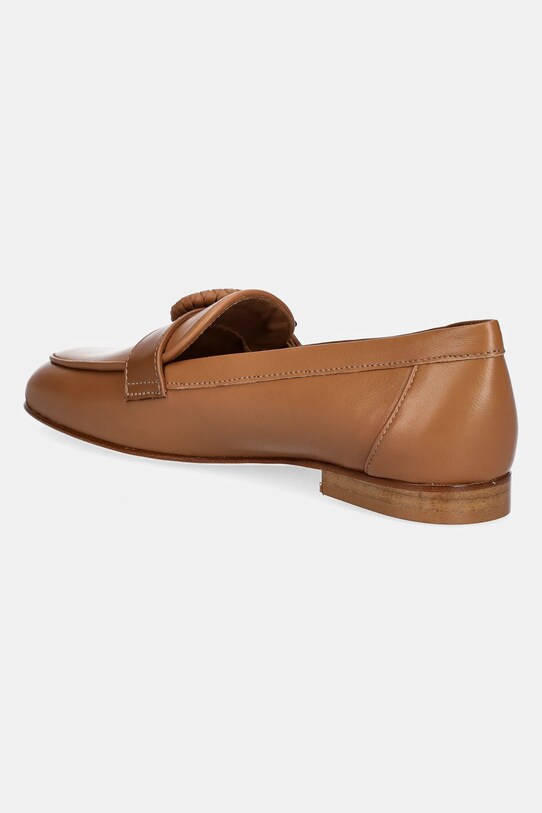 Încălțăminte Baldinini mocasini de piele D5E085P1NAPP.4026 maro