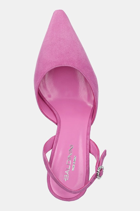 Γόβες σουέτ Baldinini ροζ D5E182P7CAMO.7725