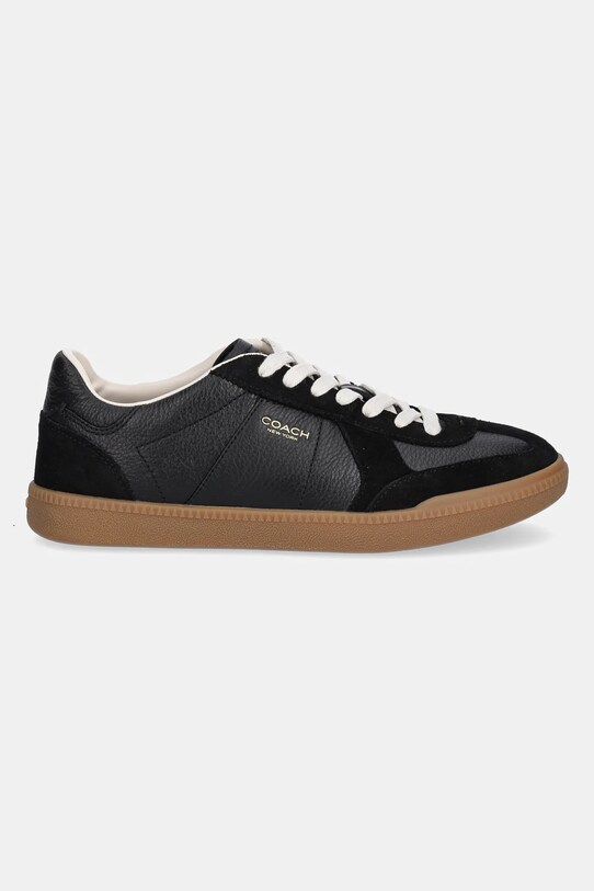 Coach sneakers din piele intoarsă Ellis CAQ33.BLK negru SS25