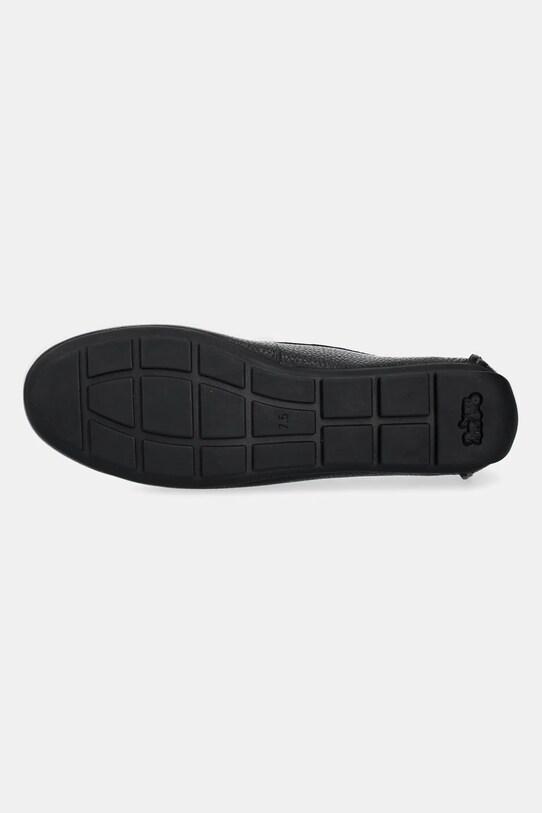 Coach mocasini de piele Leather Driver CAS66.BLK negru