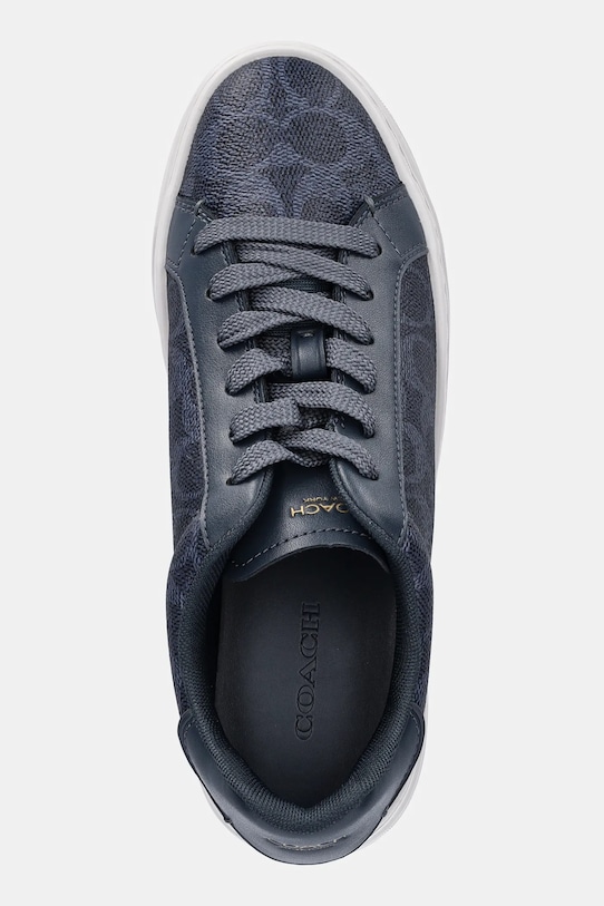 Кожаные кроссовки Coach High Line тёмно-синий CBT39.XXQ
