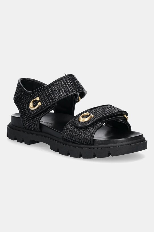 Coach sandale Brynn sintetic negru CAR55.BLK