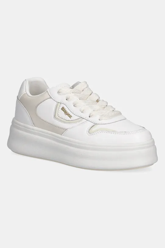 Blauer sneakersy EMERY imitacja skóry licowej biały S5EMERY03.LEA