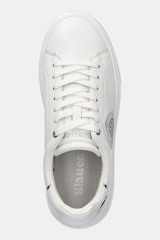 Blauer sneakers de piele VENUS alb S5VENUS01.LEA