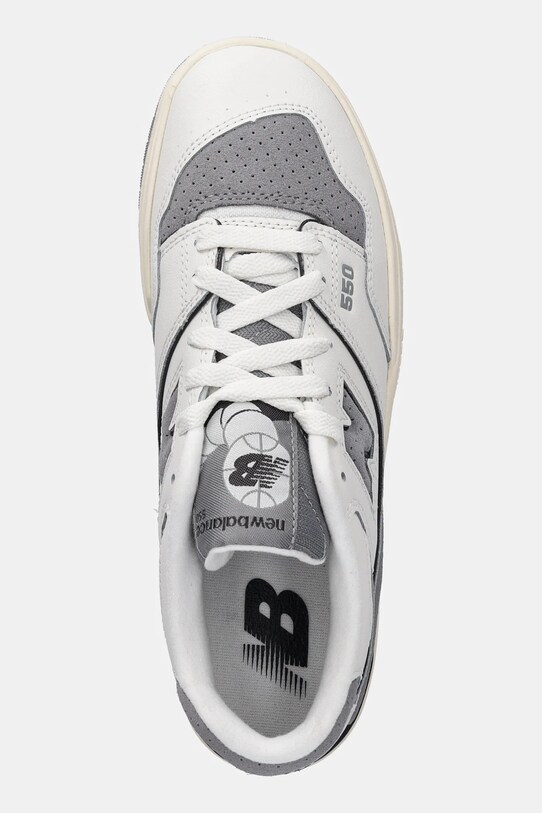 Kožené tenisky New Balance 550 sivá GSB550LG