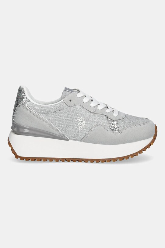 U.S. Polo Assn. Sneakersy BAYLE BAYLE003W.5NU1 srebrny SS25