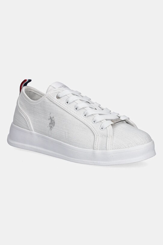 Tenisky U.S. Polo Assn. CAMPY plochá bílá CAMPYW003W.5T1