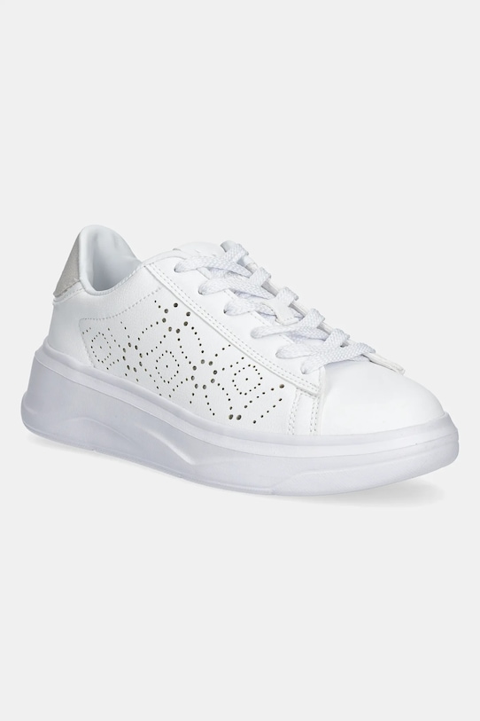 Αθλητικά U.S. Polo Assn. GINGER001W/5YH1 απομίμηση λείου δέρματος λευκό GINGER001W.5YH1