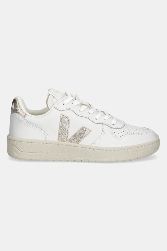 Δερμάτινα αθλητικά παπούτσια Veja VI0220737A V-10 LEATHER VI0220737A λευκό SS25