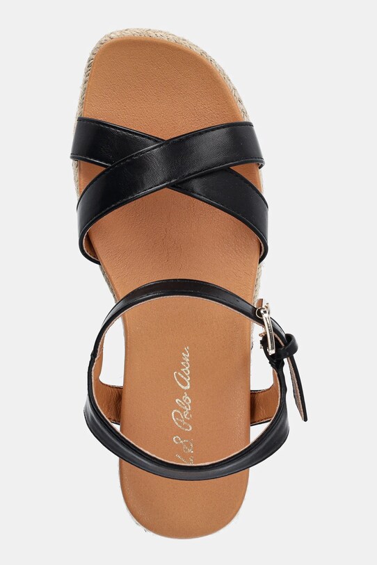 Σανδάλια U.S. Polo Assn. ASTRID002W/5Y1 μαύρο ASTRID002W.5Y1
