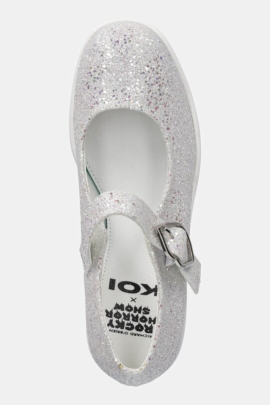 Koi Footwear pumps x Rocky Horror Show Tira Glitter Mary Janes ‘Damn it Janet! Edition alb DamnitJanet