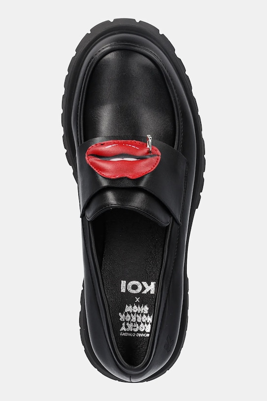 Мокасини Koi Footwear x Rocky Horror Show черен ScienceFictionLips