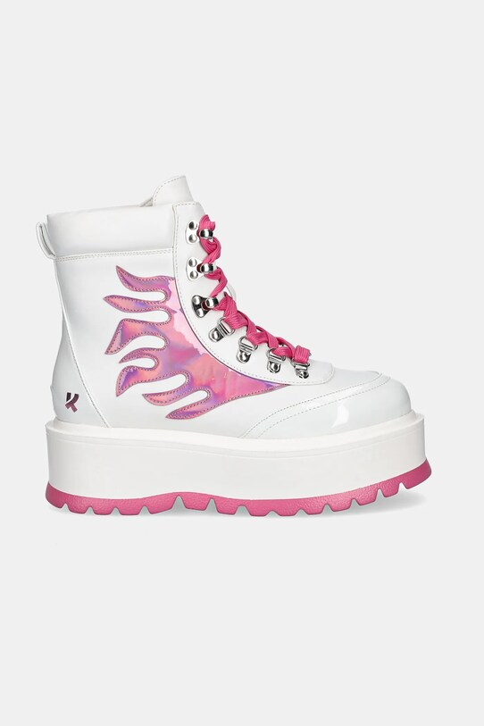 Черевики Koi Footwear Kawaii Helios Hologram Flame Boots KawaiiHeliosPink білий SS25