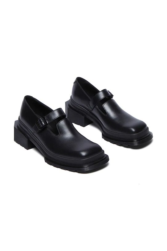 Dr. Martens półbuty skórzane Maybole MJ Mary Jane DM32075001 czarny SS25