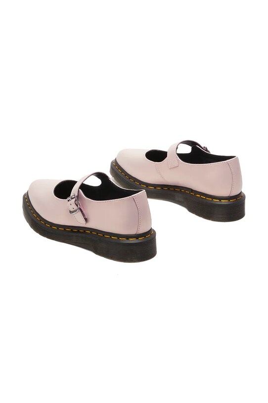 Kožené balerínky Dr. Martens Elphie MJ Mary Jane DM41092650 ružová