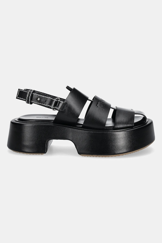 JW Anderson sandale de piele SN0099.LA0323.999 negru SS25