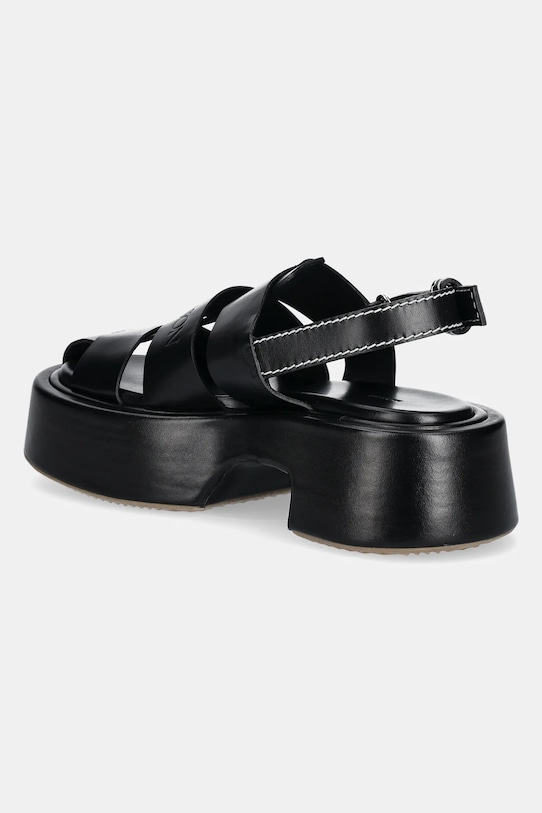 Încălțăminte JW Anderson sandale de piele SN0099.LA0323.999 negru