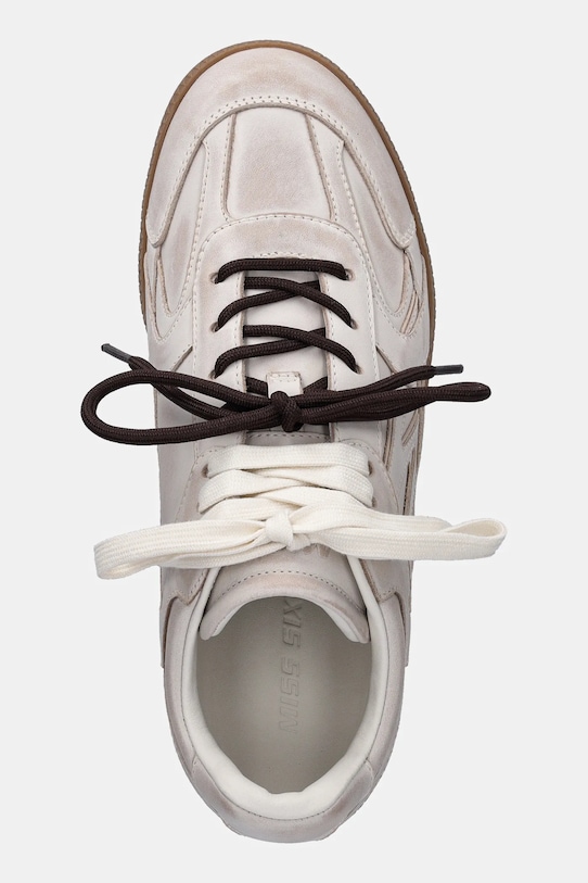 Miss Sixty sneakersy skórzane beżowy 6S2QJ86700