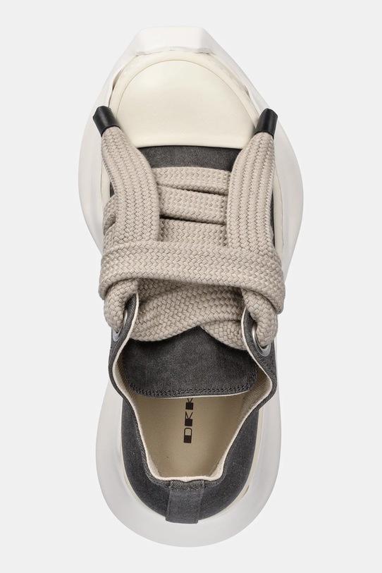 Rick Owens DRKSHDW tenisówki Jumbo Laces Abstract Low Sneak szary DS01E3845.SCFW2