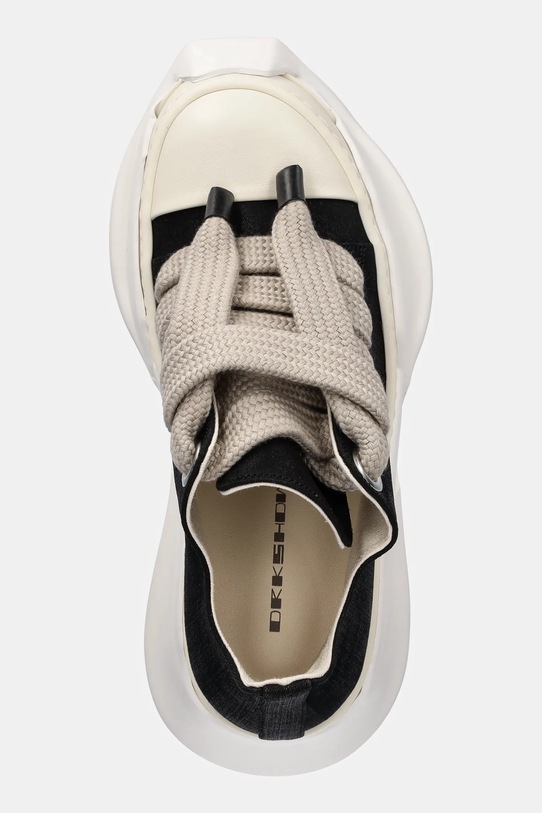 Rick Owens DRKSHDW tenisówki Jumbo Laces Abstract Low Sneak czarny DS01E3845.SCFW2