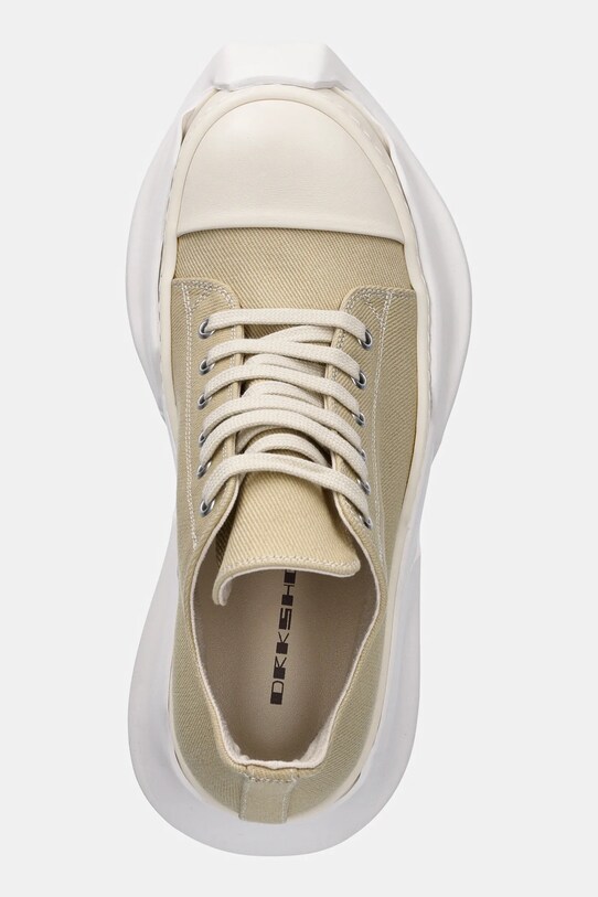 Rick Owens DRKSHDW tenisówki Abstract Low Sneak beżowy DS01E3842.DO