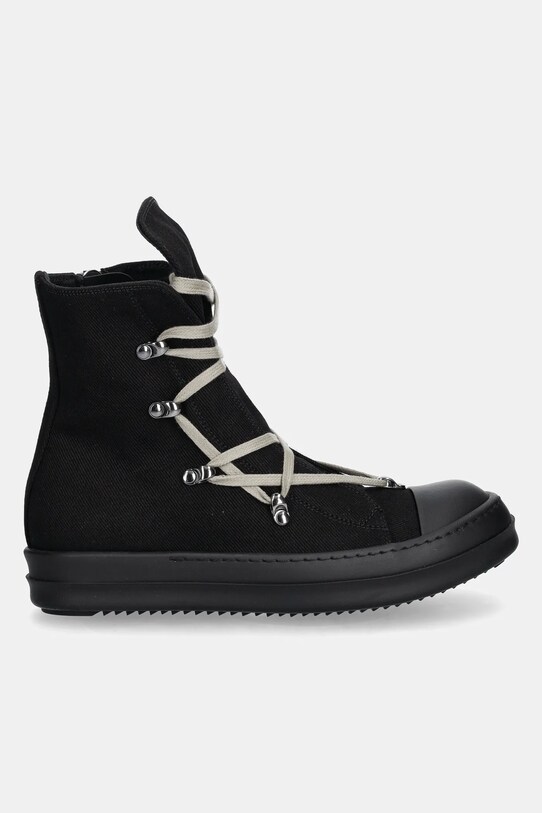 Πάνινα παπούτσια Rick Owens Hexa Sneaks DS01E3805.DO μαύρο SS25