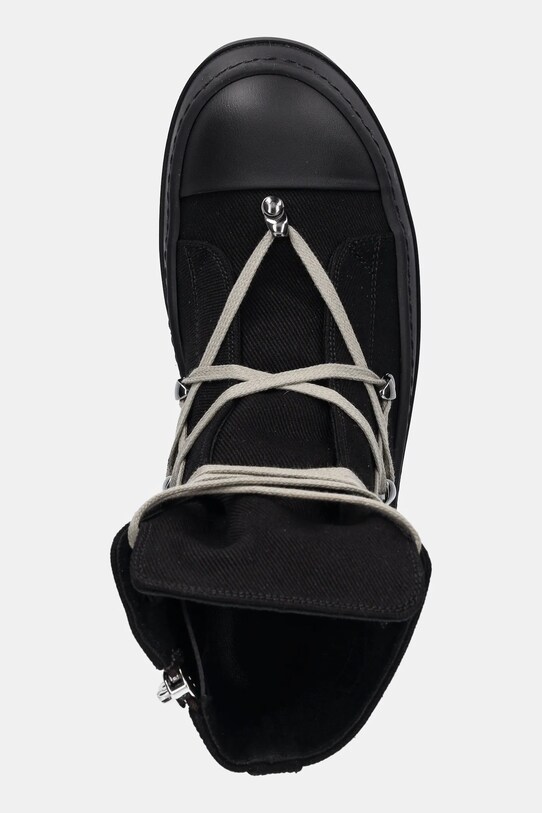 Πάνινα παπούτσια Rick Owens Hexa Sneaks μαύρο DS01E3805.DO