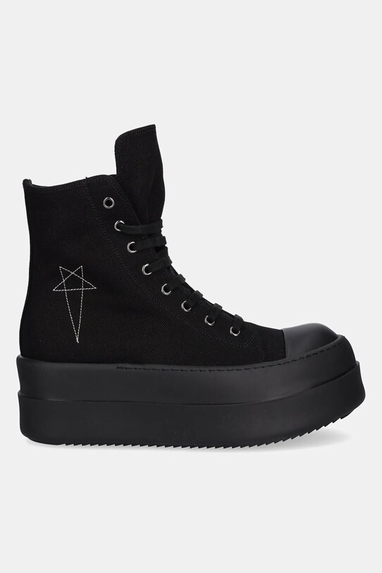 Високи кецове Rick Owens Double Bumper Sneaks DS01E3831.DOEM9 черен SS25