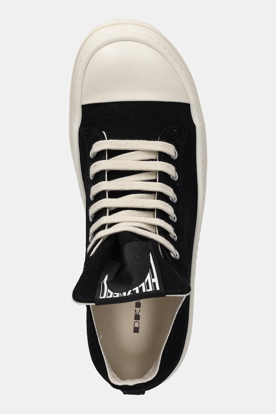 Rick Owens tenisówki Low Sneaks czarny DS01E3802.DOEH1