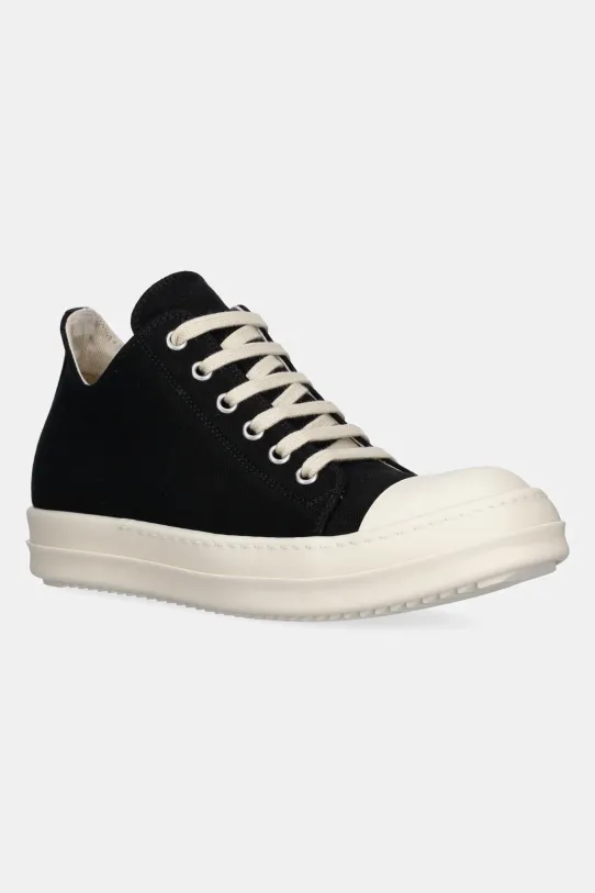 Rick Owens teniși Low Sneaks sintetic negru DS01E3802.CVS