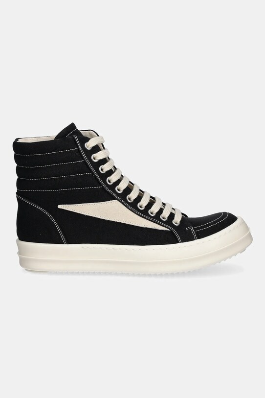 Кеды Rick Owens Vintage High Sneaks DS01E3810.CVSLVS чёрный SS25