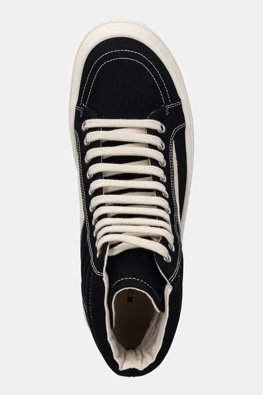 Кеды Rick Owens Vintage High Sneaks чёрный DS01E3810.CVSLVS