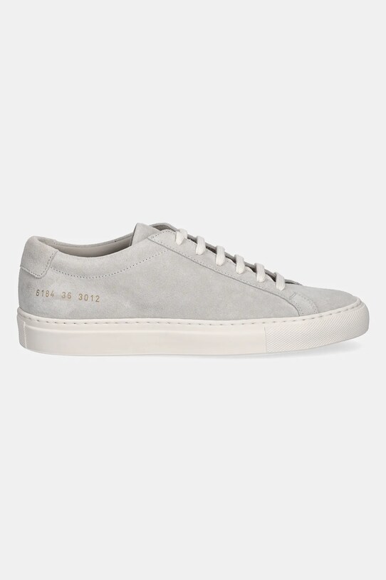 Common Projects adidași din nubuc Achilles Contrast 6184.3012 gri SS25