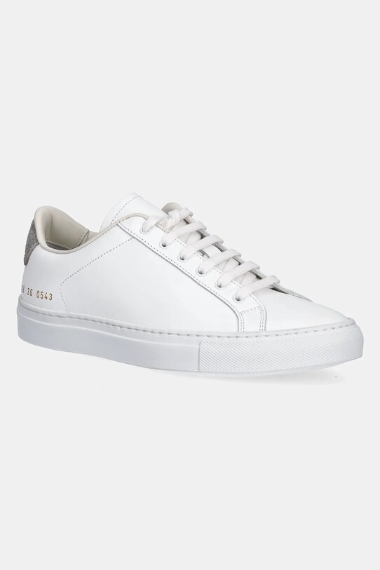 Common Projects sneakersy skórzane Retro Classic płaska biały 6188.0543