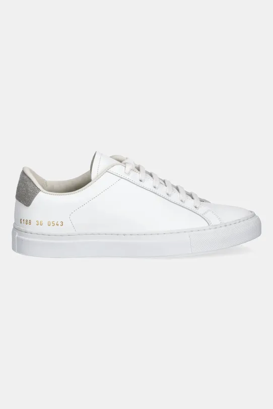 Common Projects sneakersy skórzane Retro Classic 6188.0543 biały SS25