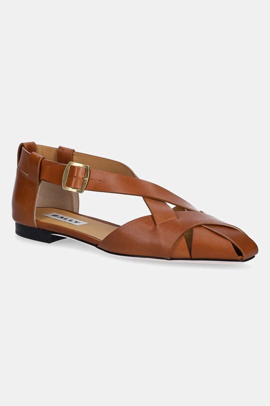 Bally balerini de piele portocaliu WF1058.VT025.U8G7
