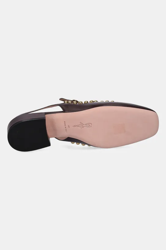 Bally czółenka skórzane WP3005.VT965.U8H0 brązowy