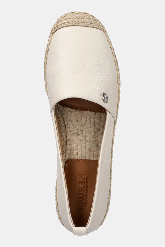 Кожаные эспадрильи Lauren Ralph Lauren Cameryn IV бежевый 802905304003.100