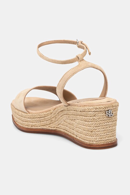 Obuv Semišové sandále Lauren Ralph Lauren Leona 802920421010.101 béžová