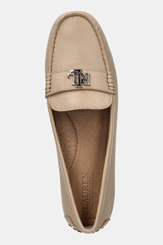 Lauren Ralph Lauren mokasyny skórzane Barnsbury beżowy 802942768011.101