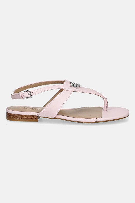 Lauren Ralph Lauren sandały skórzane Everley 802959146008.650 różowy SS25