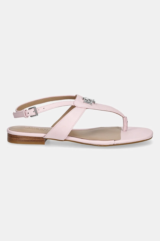 Kožené sandále Lauren Ralph Lauren Everley 802959146008.650 ružová SS25