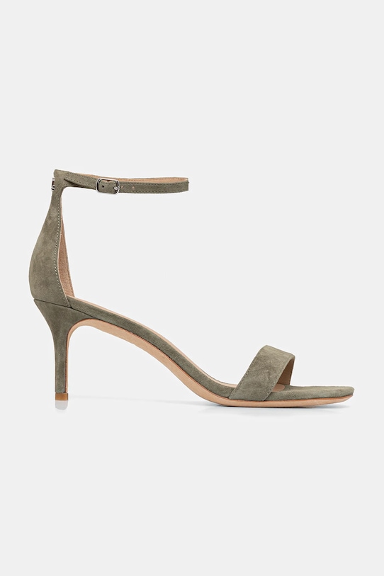 Lauren Ralph Lauren sandale din piele întoarsă Allie Mid 802959175007.300 verde SS25