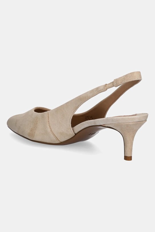 Obuwie Lauren Ralph Lauren szpilki zamszowe Lolah II 802959263004.101 beżowy
