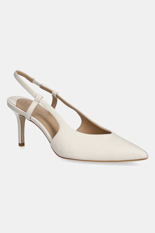 Lauren Ralph Lauren szpilki skórzane Khloe Slgbck 5-8 cm biały 802966874001.100