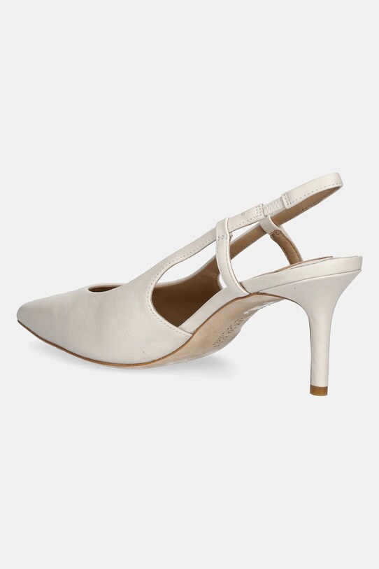 Obuwie Lauren Ralph Lauren szpilki skórzane Khloe Slgbck 802966874001.100 biały