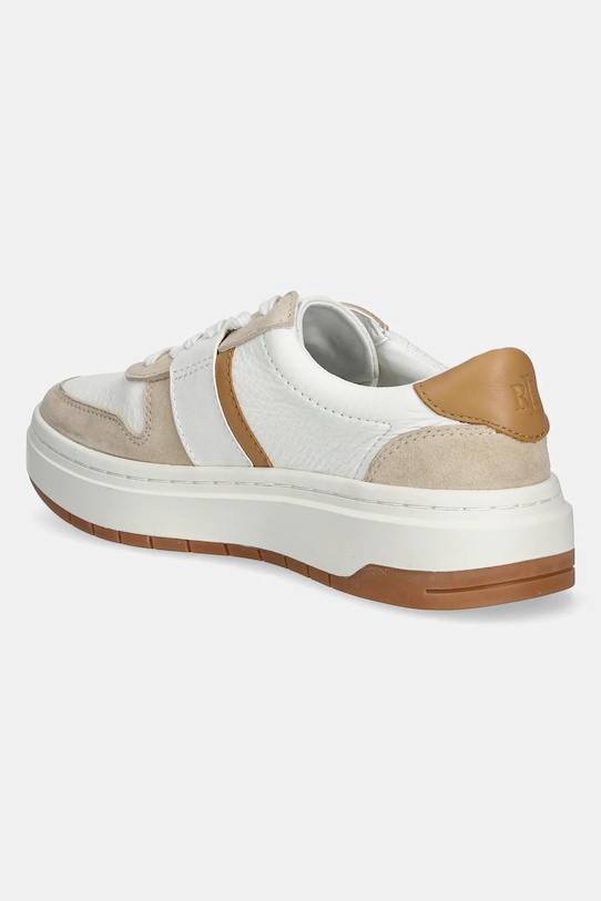 Obuwie Lauren Ralph Lauren sneakersy skórzane Harlie 802967037001.100 biały